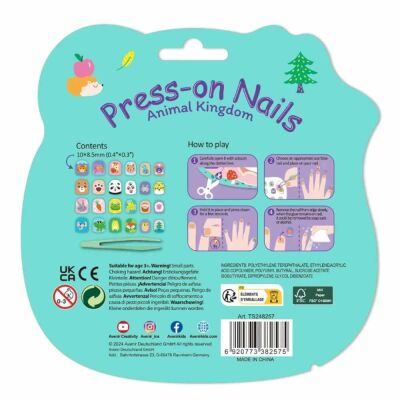 Avenir Tırnak Çıkartmaları - Animal Kingdom - 2