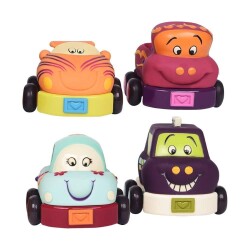 B Toys 4'lü Çek Bırak Araba Seti 12 Ay Üzeri - B Toys