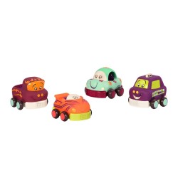B Toys 4'lü Çek Bırak Araba Seti 12 Ay Üzeri - 4