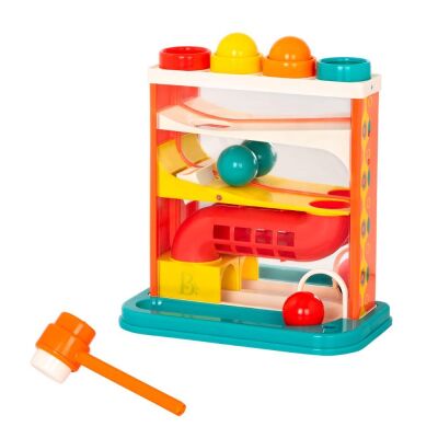 B Toys Çılgın Top Turuncu 1 Yaş Üzeri Whacky Ball - 1