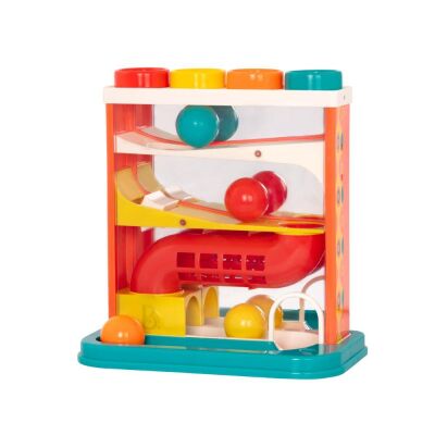 B Toys Çılgın Top Turuncu 1 Yaş Üzeri Whacky Ball - 4