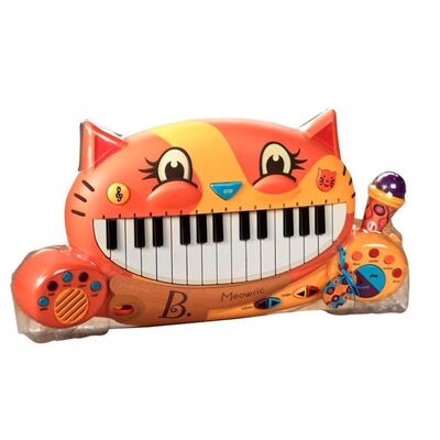B Toys Kedicik Müzikli Oyuncak Piyano Klavye 2-6 Yaş