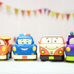 B Toys Mini Polis Arabası Oyuncak - Thumbnail