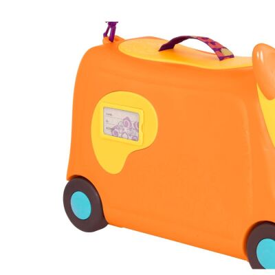 B Toys Tekerlekli Çocuk Valizi Turuncu Kedi 2 Yaş Üzeri - 7