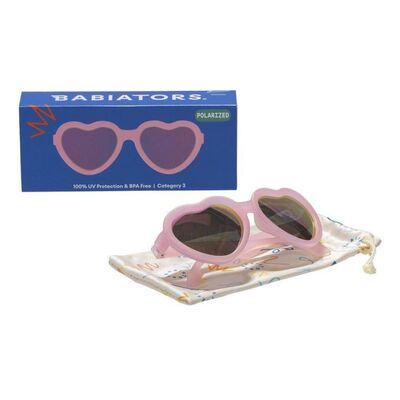 Babiators Polarize Heart Güneş Gözlüğü Frosted Pink 3-5 Yaş
