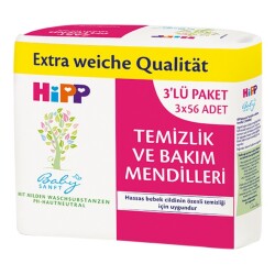 Babysanft Islak Bakım Mendili 3x56lı - Hipp