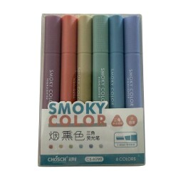 Bafix Fosforlu Kalem Toprak Tonları 6 Renk - Bafix