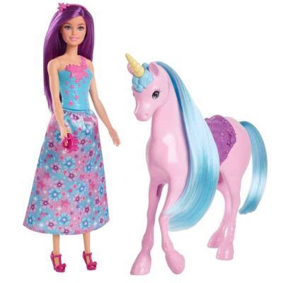 Barbie Bebek Tek Boynuzlu Atı HYT62 - 2