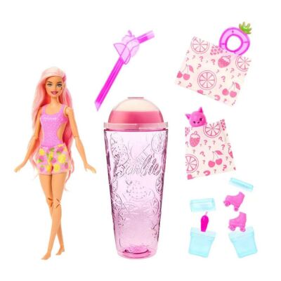 Barbie Pop Reveal Meyve Serisi Çilekli HNW4 - 2