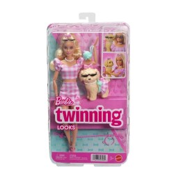 Barbie Sarı Saçlı Bebek ve Köpekçiği JFP36 - 2