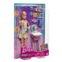 Barbie Skipper Bebek Bakıcılığı Mama Vakti Sarı Saçlı Bebek - Mattel