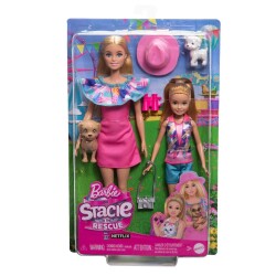 Barbie ve Stacie Kız Kardeşler İkili Set HRM09 - Mattel