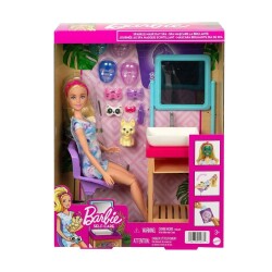 Barbie Wellness Işıltı Dolu Spa Günü Oyun Seti - Mattel