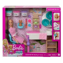 Barbie Yüz Bakımı Yapıyor Oyun Seti - 1