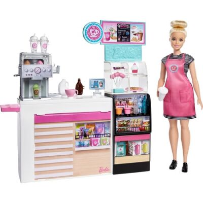 Barbie'nin Kahve Dükkanı Oyun Seti - 1