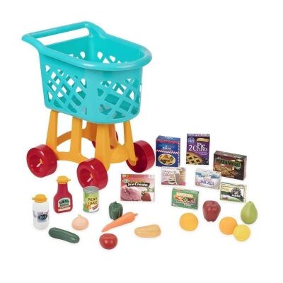 Battat Alışveriş Market Arabası ve Oyuncak Gıdalar - 6