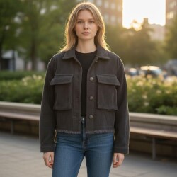 Bayan Kadife Ceket - 3