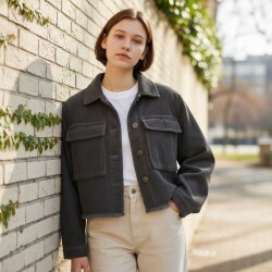 Bayan Kadife Ceket - 4