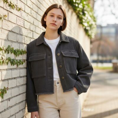 Bayan Kadife Ceket - 4