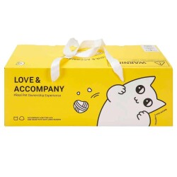 Bear & Deer Büyük Beyaz Kahverengi Gerçekçi Kedi Sırt Çantası - 5