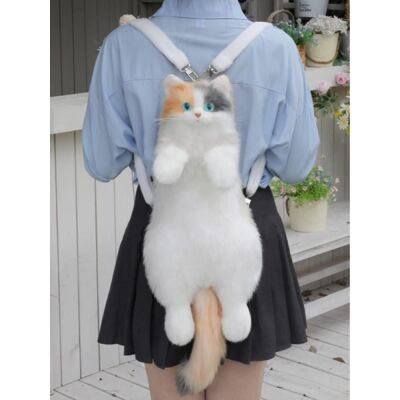 Bear & Deer Büyük Sarı Gerçekçi Kedi Sırt Çantası - 2