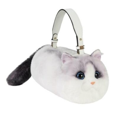 Bear & Deer Gerçekçi Kirli Beyaz Kedi El Çantası - 1