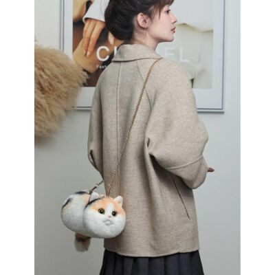 Bear & Deer Gerçekçi Sarı Kedi El Çantası - 2