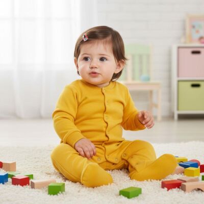 Bebek Kışlık Patikli Tulum - 7