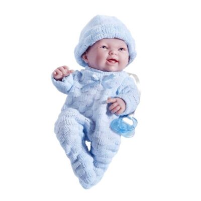 Berenguer Gerçekçi Yenidoğan Oyuncak Mini Erkek Bebek 24 cm Mavi - 1