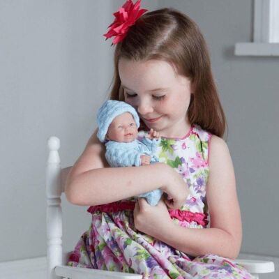 Berenguer Gerçekçi Yenidoğan Oyuncak Mini Erkek Bebek 24 cm Mavi - 2