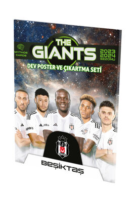 Beşiktaş The Giants Dev Poster ve Çıkartma Seti