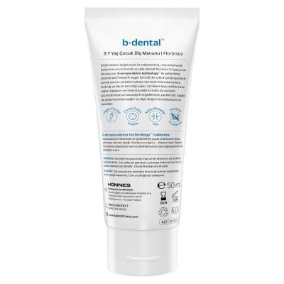 Bgood Çocuk Diş Macunu 3-7 Yaş Florürsüz Meyveli - 2