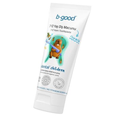 Bgood Çocuk Diş Macunu 7-12 Yaş Florürlü Ananaslı - 1