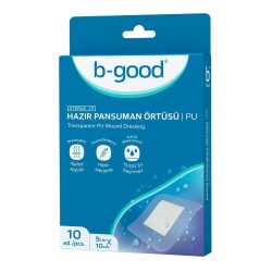 Bgood Şeffaf Yara Bandı Örtüsü 9 x 10 Cm - Bgood