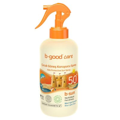 Bgood SPF 50 Çocuk Güneş Koruyucu Yüz ve Vücut Sprey 150 ML - 1
