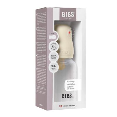 Bibs Baby PP Bottle Kauçuk Uç Biberon Ivory 150 ml - 1