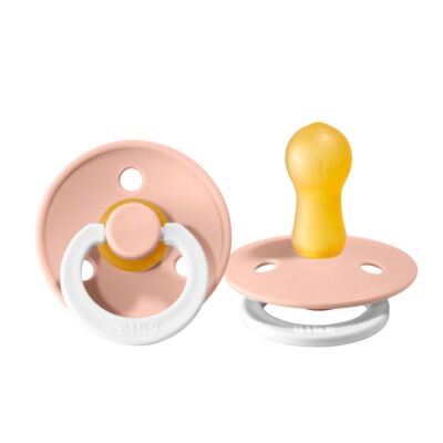 Bibs Doğal Kauçuk Emzik Blush Glow 6-18 Ay - 1