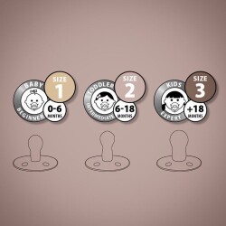 Bibs Doğal Kauçuk Emzik Blush Glow 6-18 Ay - 3