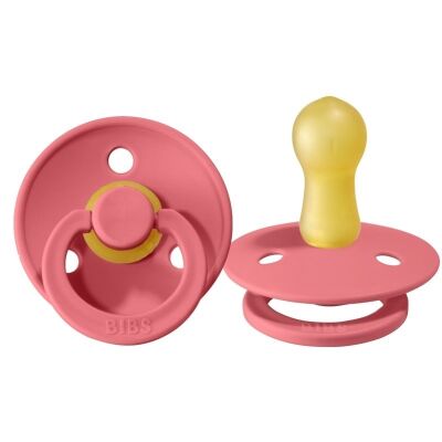 Bibs Doğal Kauçuk Emzik Mercan 0-6 Ay - 1