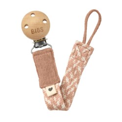 Bibs Emzik Askısı Paci Braid Blush Ivory - Bibs