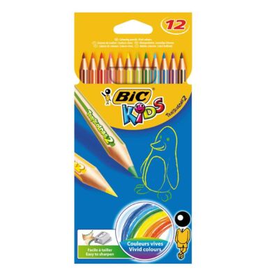 Bic Kuru Boya Kalemi Tam Boy 12li Tropicolors - 1