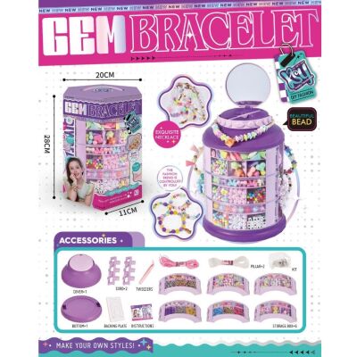 Bileklik Yapma Seti DIY Beaded Multi Layer Storage Set KSY932 - 1