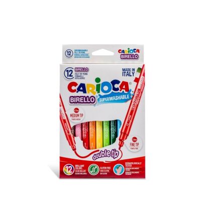 Carioca Birello Jumbo Çift Uçlu Yıkanabilir Keçeli Boya Kalemi - 2