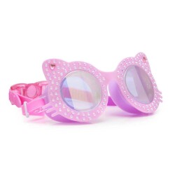 Bling2o Kız Çocuk Yüzücü Gözlüğü Kitten Pawprint Pink - Bling2o
