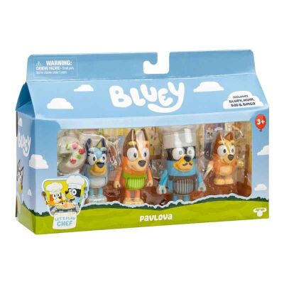 Bluey 4'lü Figür Set - Pavlova - 1