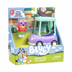 Bluey Büyükannenin Arabası ve Janet Figürü - Bluey