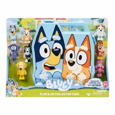 Bluey Delüks Taşıma Çantası ve 8'li Figür Set - 1