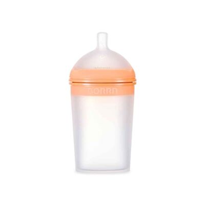 Borrn Antikolik Silikon Biberon 240 ml Turuncu - 2