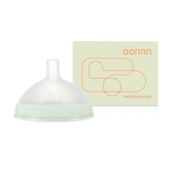 Borrn Antikolik Silikon Emzik Değişken Akış Yeşil - Borrn