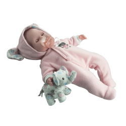 Boutique Oyuncak Bebek 38cm Pembe, Fil - Berenguer